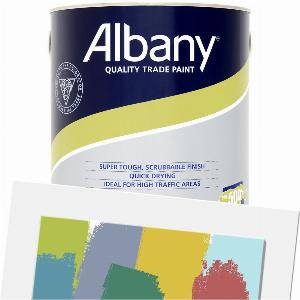 Get 25 Discount on 5L Albany Durable Matt Paint Tinted