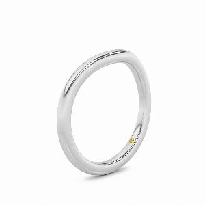 Zola 18K White Gold Contour Band