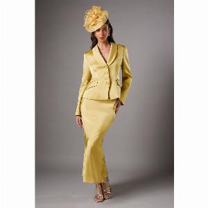 Satin Detail Fitted Skirt  Olive