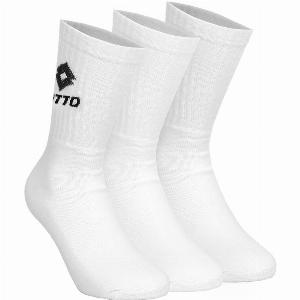 Réduction de 13  sur le pack de 3 chaussettes de tennis blanches Lotto 3942