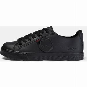 Unisex Black Lacer Leather Tovni for Youth