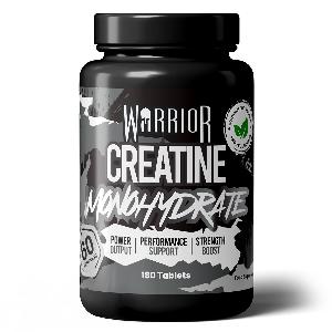 Enjoy 17% Discount on Warrior Creatine Monohydrate Tablets 60 180 Pack 5060756345270