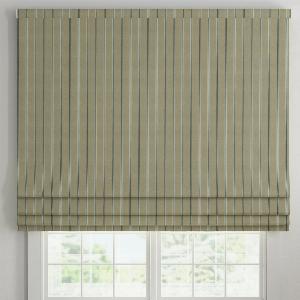 20 Discount on Latham Blue Stripe MadetoMeasure Roman Blinds
