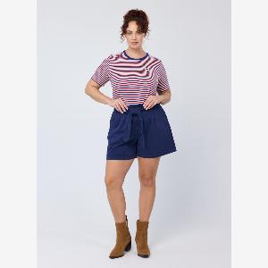 Joanie Clothing Lenny High Waist Shorts  Navy US 6