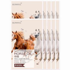 EUNYUL  Natural Moisture Mask Pack  Horse Oil  10pcs set