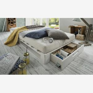 Palettenbett mit Stauraum Dallas