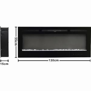 5060 Inch RecessedWall Mounted Electric Fireplace with Remote