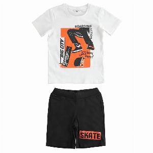 Sconto del 20 su completo tshirt e pantaloncino corto 44019 per ragazzi