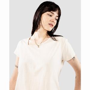 Urban Classics Organic Asymmetric Neckline TShirt whitesand