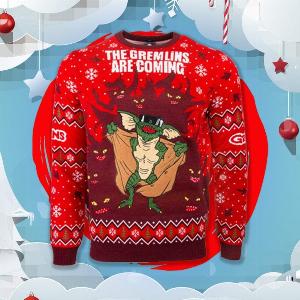 Just Geek Get 50% Discount on Gremlins Christmas Jumper Festive Sweater