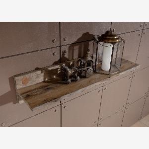 Étagère murale 66x25 Palissandre huilé Gris taupe NATURE GREY 0108