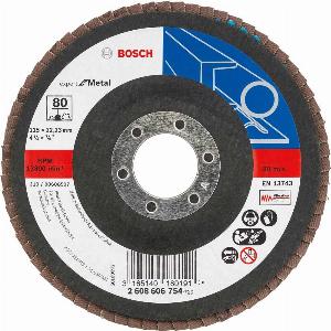 Bosch Expert X551 for Metal Angled Flap Disc 115mm 80g Pack of 1