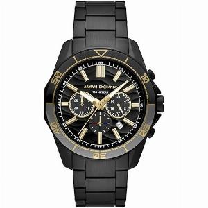 Armani Exchange Chronograph Black Dial Stainless Steel Mens Watch AX1963
