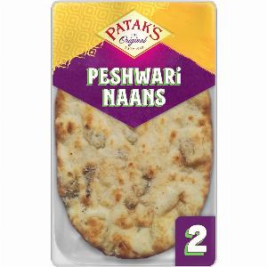 Pataks Peshwari Naan Breads x 2