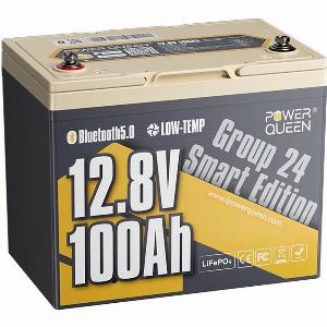 Get 13 Off Nearly New Power Queen 12V 100Ah Group 24 Lithium Battery
