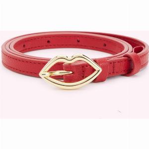 Lulu Red Lip Buckle Belt Lulu Red Lip Buckle Belt