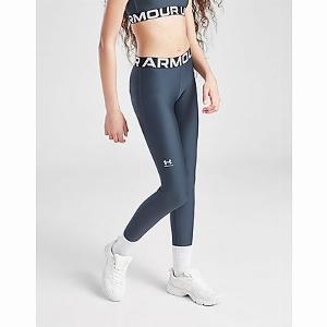 Under Armour Girls HeatGear Leggings Junior  Grey