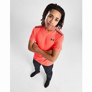 Under Armour Tech Wordmark TShirt Junior  Orange