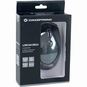 Sparen Sie 23 auf die ergonomische Conceptronic LORCAN02B Maus  brandneu erhältlich
