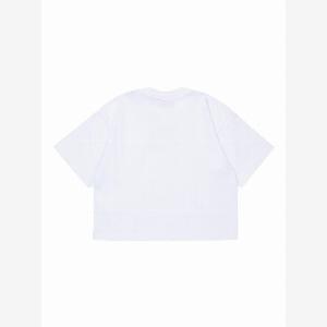 Tshirt Bianca con Logo Ricamato