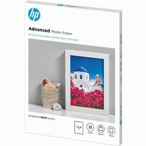 HP Advanced Glossy Photo Paper  photo paper  glossy  25 sheets  130 x 180 mm