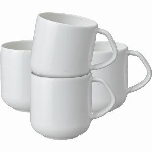 Get 29 Discount on a Set of 4 Classic White Mugs Today