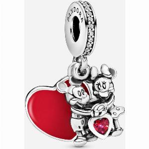 Pandora 797769czr Disney Minnie  Mickey Mit Liebe Silber Einheitsgröße Anhänger