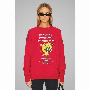 The Laundry Room Little Miss Impossible Christmas Jumper Size S Colour Red