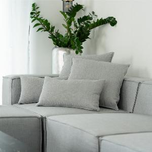 Home Deluxe Canapé modulable VERONA XL  414 x 207 cm gris clair