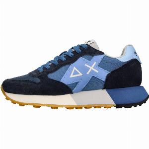 Sneakers modello Z35112 SUN68 in pelle scamosciata e tessuto traspirante