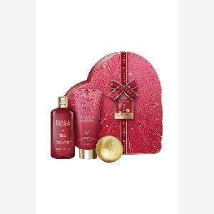 Debenhams Womens Midnight Cherry Luxury Heart Keepsake Gift Box Gift Set