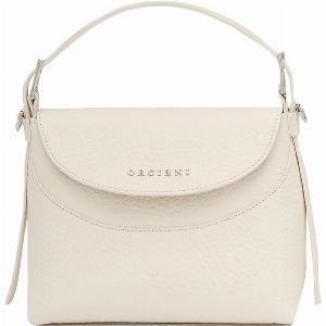 borsa nana small soft in pelle martellata con tracolla