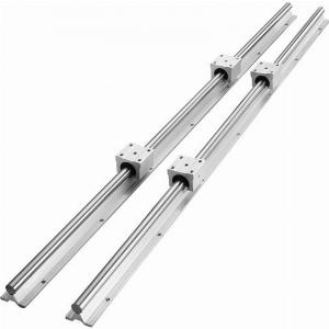 VEVOR Linearführung Linearschiene 2 Stk SBR121000mm Kohlenstoffstahl Aluminium Führungsschiene mit 4 StkSBR12UUGleitblöcken Linearlager Lagerblock