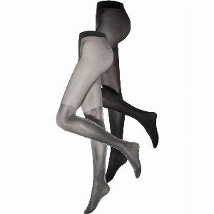 esmara Lot de 2 collants fins femme noirargent