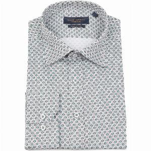 Santoro Milan Geometric Print Long Sleeve Shirt