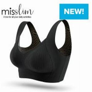 Enjoy 33 Discount on Misslim Shapewear Bra in Black  Size Medium