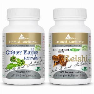 Genießen Sie 15 Rabatt auf Grüner Kaffee mit Ling Zhi und Reishi Kapseln