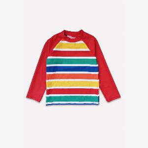 Happy Stripe Print Kids Swim Rash Vest  Leggings Bundle  78y  128cm 45y  110cm