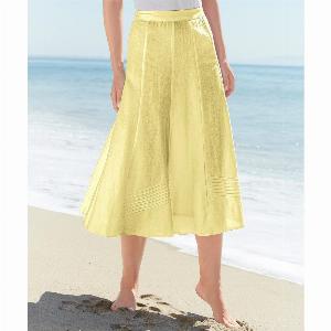 Damart Linen Rich Skirt