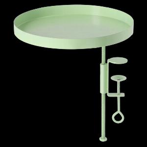 Plateau rond rebord de fenêtre  Vert  Taille L  D 24 x H 246 cm