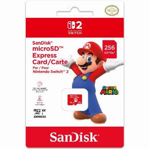 SanDisk 256GB microSD Express Card for Switch 2  Now 4585 Save 8