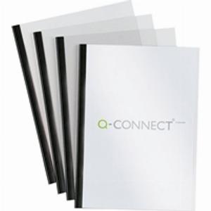 Get 90 Off QConnect Black A4 5mm Slide Binder and Cover Set 20 Pack