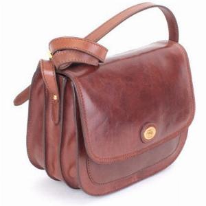 The Bridge Story Donna Marrone Überschlagtasche braun