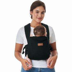 Portebébé nouveauné Momcozy WeeSnug 03 mois  Farbe Noir