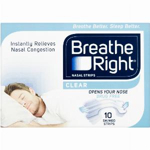 Breathe Right Nasal Strips for Congestion Relief 10 SmallMedium Strips 470 Save 6