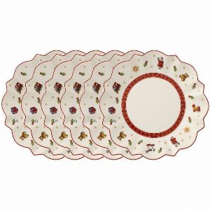 25 Rabatt auf 6teiliges Set 18 cm weißer Brotteller von Toys Delight