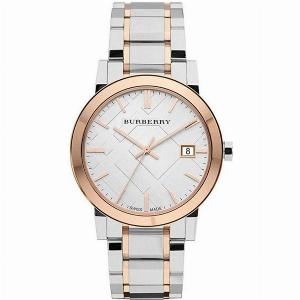 Burberry BU9006 Silver Dial TwoTone Stainless Steel Unisex Watch
