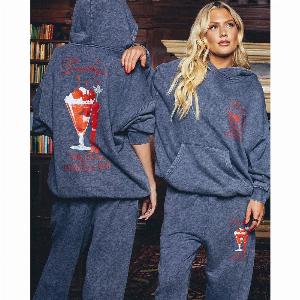 Get 14 Discount on Boys Lie Loverboy Flirty Shirley Hoodie  Blue SM