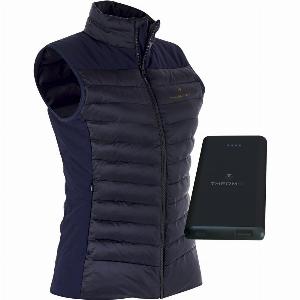 64 Rabatt Thermic Powervest für Frauen in Dunkelblau mit Powerbank Größe S