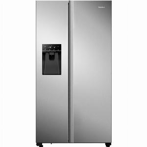 91cm Frost Free American Style Fridge Freezer  Stainless Steel